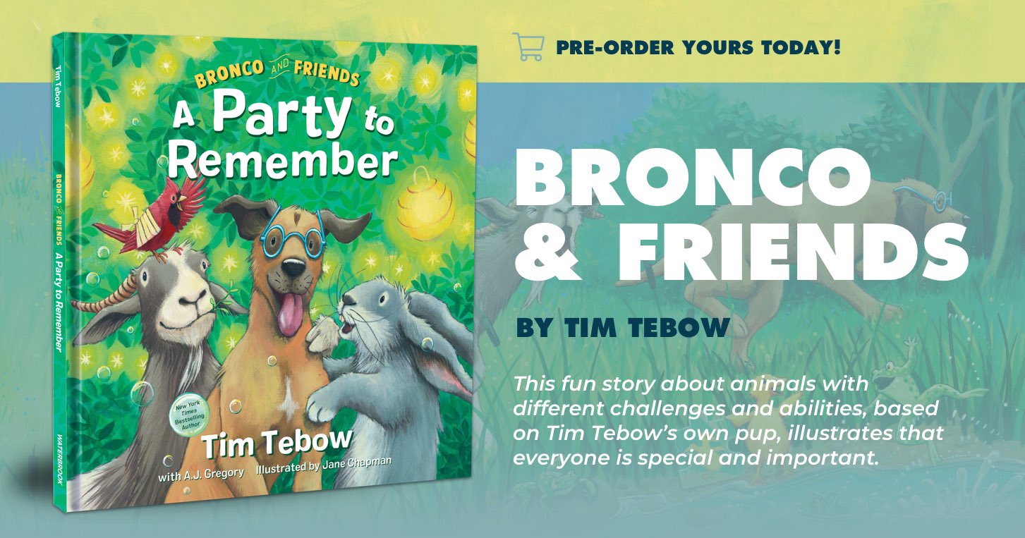 Tim Tebow's First Children's Book Honors Dog Who Passed Away - FanBuzz